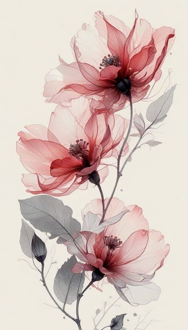 Elegant Modern Flower Composition