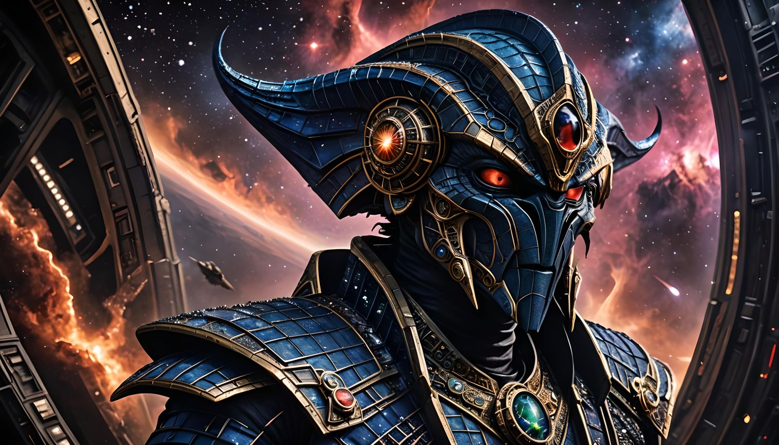 Kosh from Babylon 5 in Hyperrealistic Style