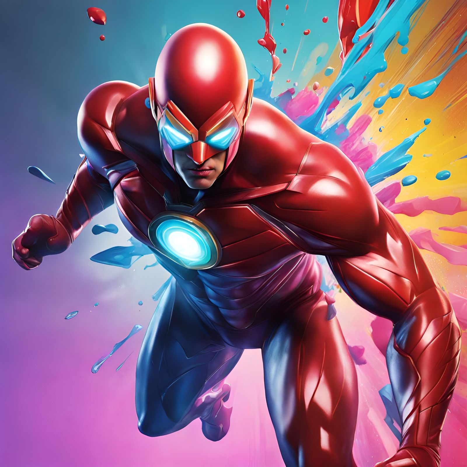 Hyperrealistic Omni-Man Concept Art