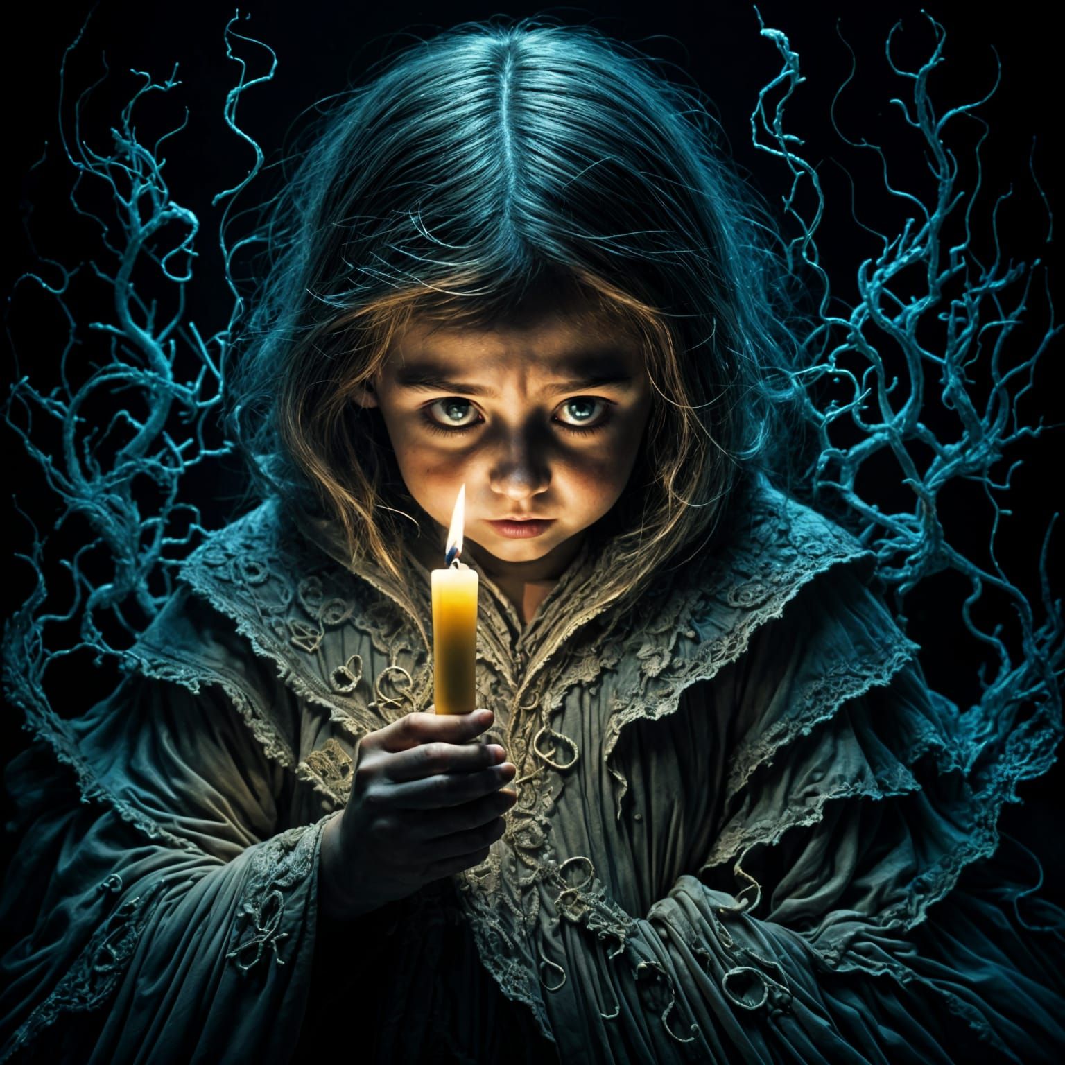 Flickering Candle: A Beacon in the Dark