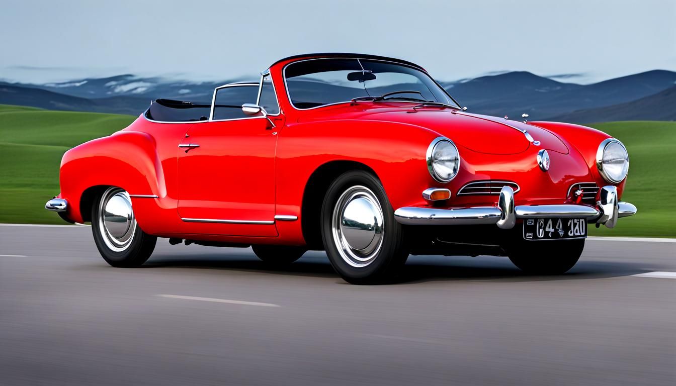 Volkswagen Karmann Ghia: An AI-Generated Classic
