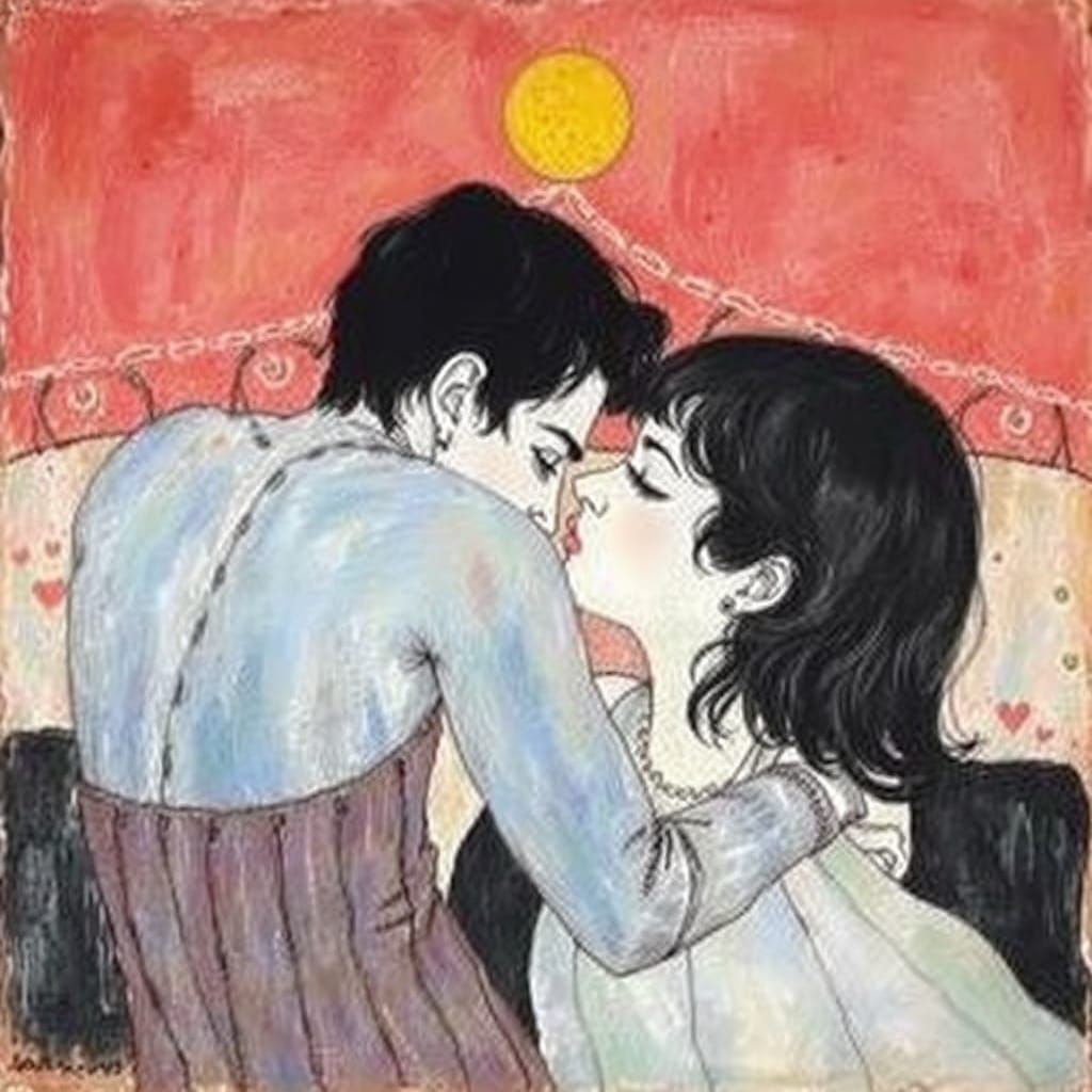 Dreamlike Figures in Symbolic Ethereal Style