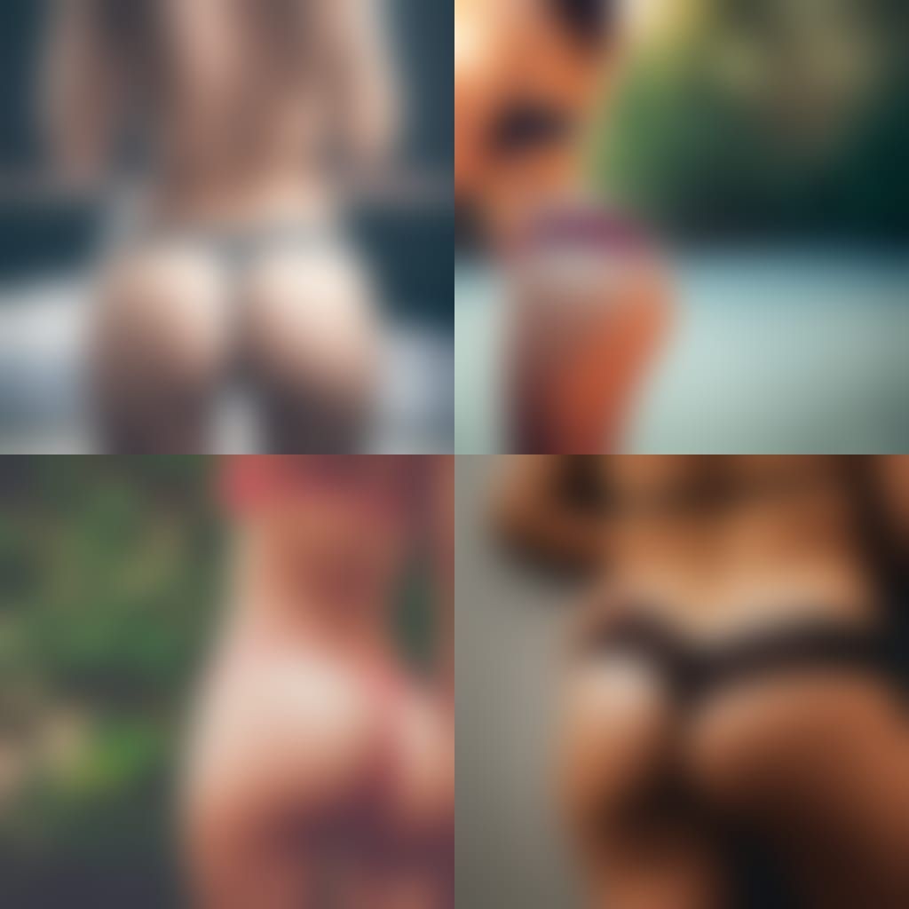 Woman's Buttocks in Underwear: Professional Photography