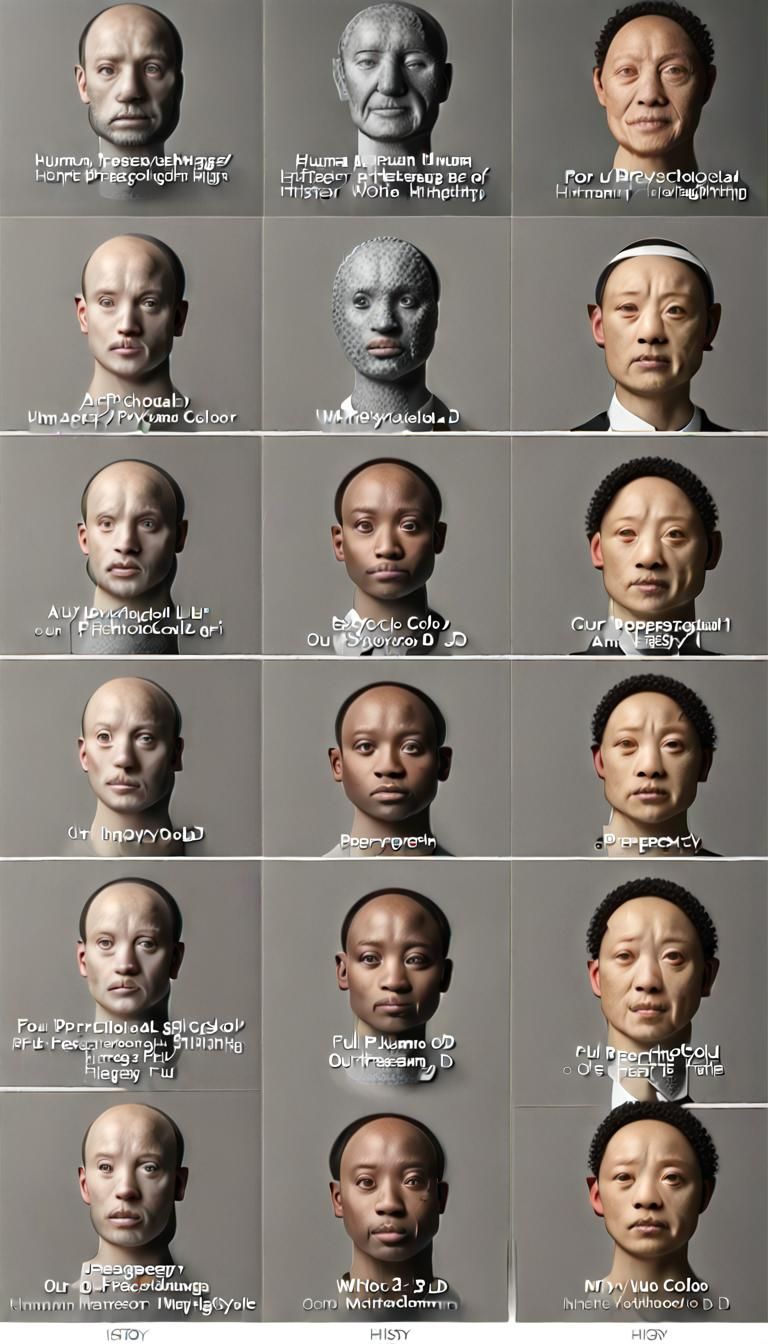 AI Perception of Humanity in Maximalist 3D Art