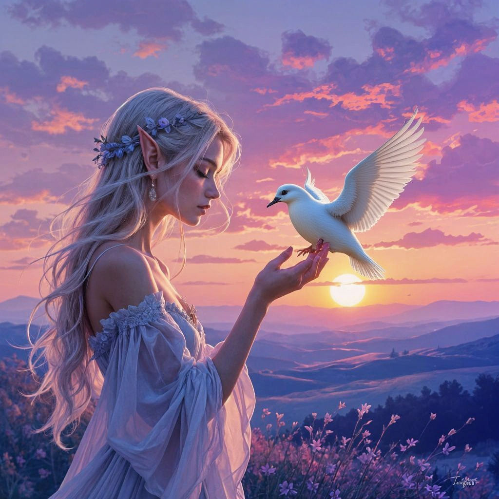 The Dove and the Elf Maiden