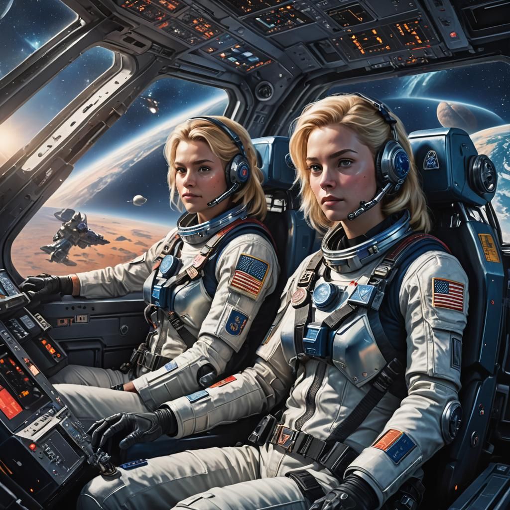 Astronauts Fly Spacecraft at Warp Speed