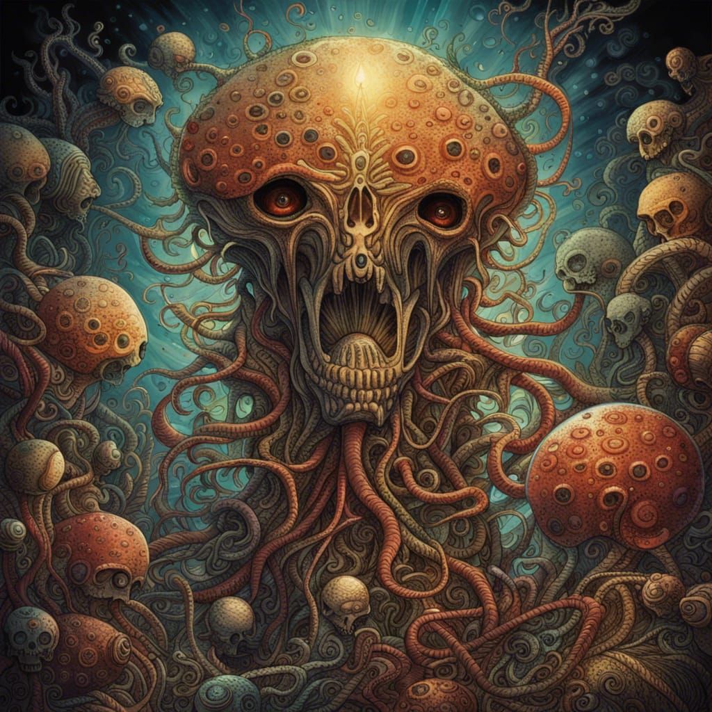 Microbe Zuckerberg: Hyperdetailed Polygon Pop Art