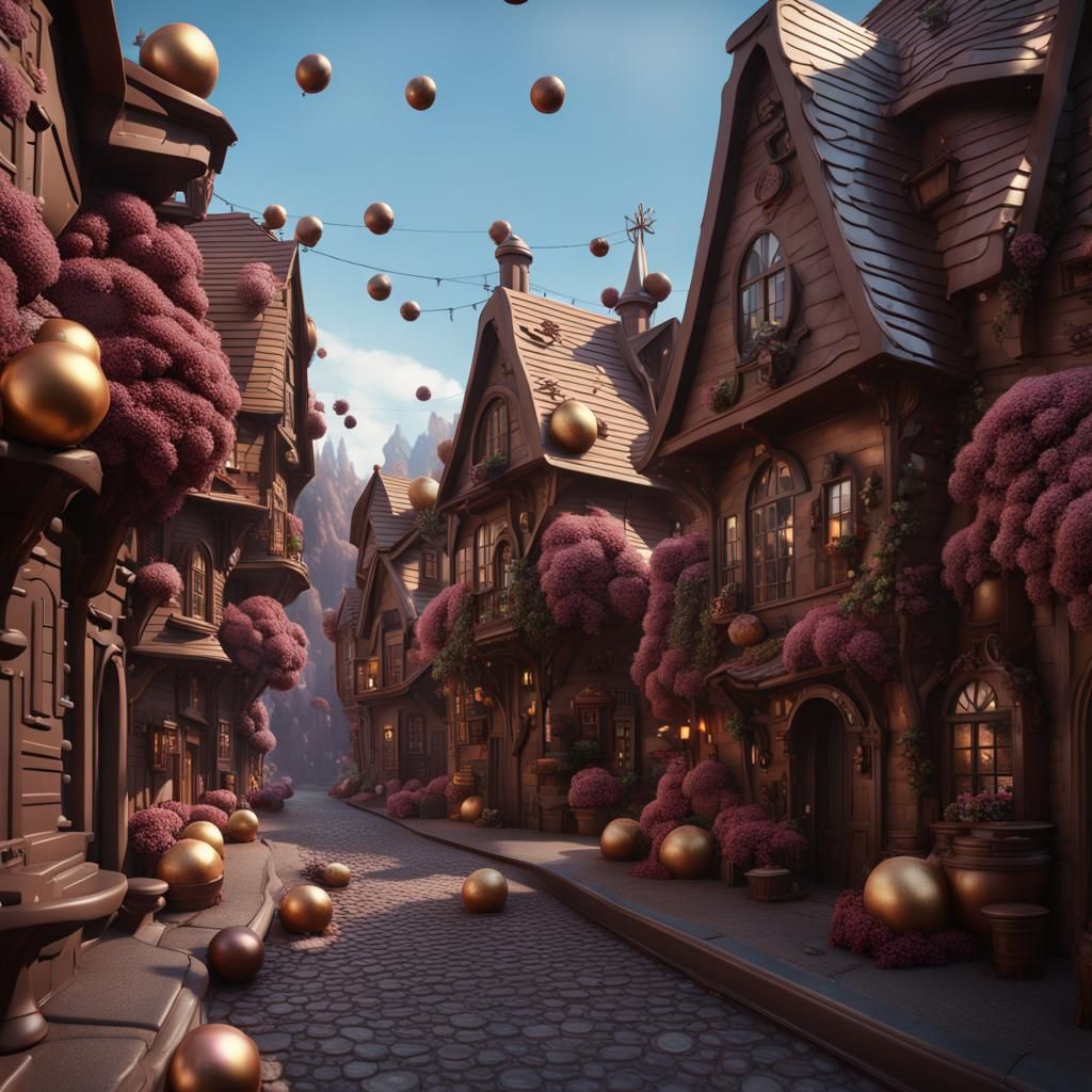 Chocolate Street: A Fantastical Land of Dark Chocolate