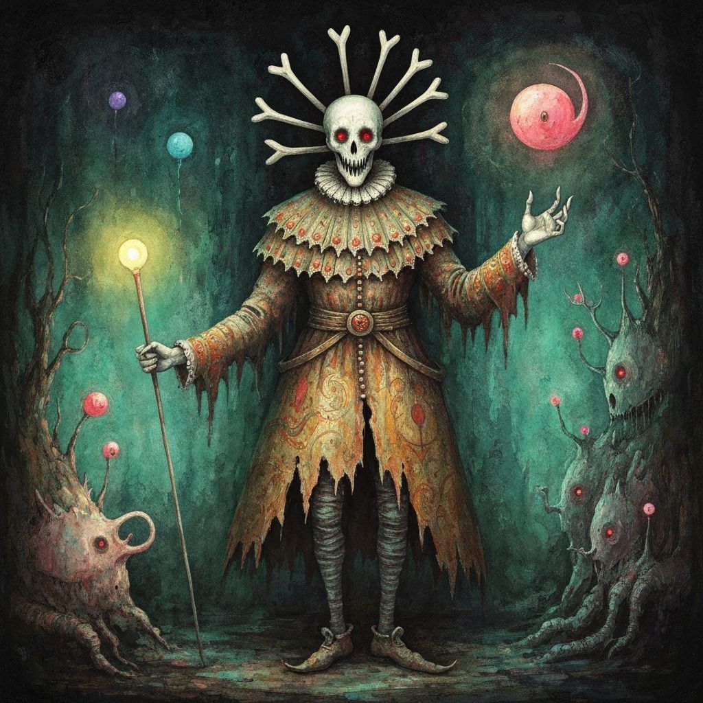 Wishbone King in Surreal Impressionist Style