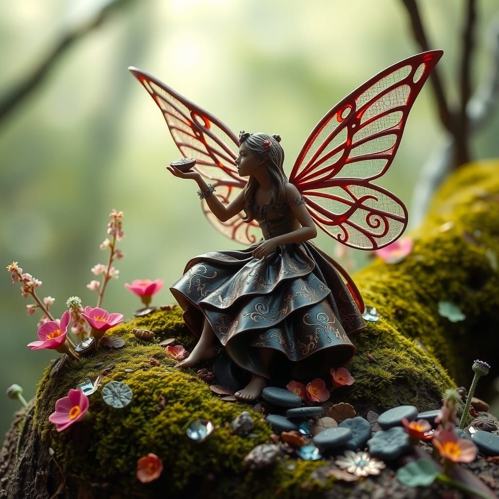 Chocolate Fairy in a Magical Fantasy World