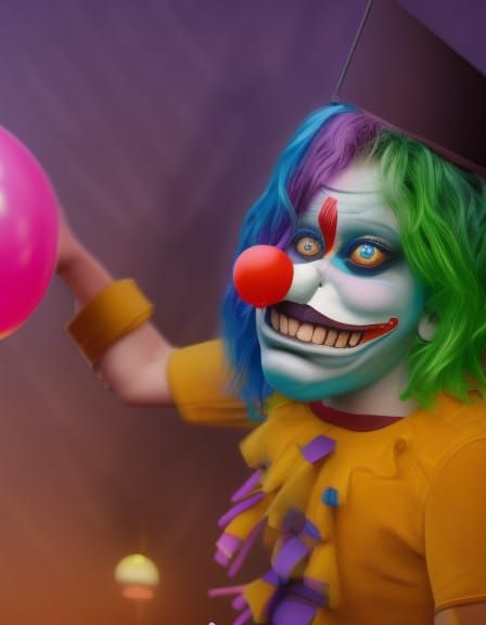Creepy Birthday Party Clown