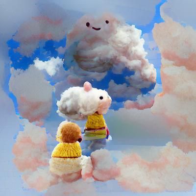 Abstract Cloudscape: Dreamy Sky Art