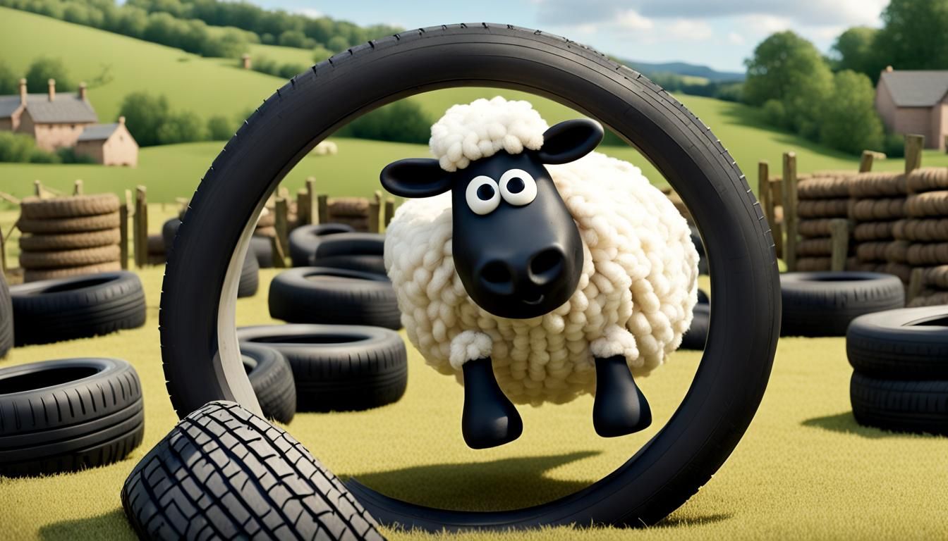 I've been jumping through hoops to get the AI to generate a decent Shaun The Sheep pic...