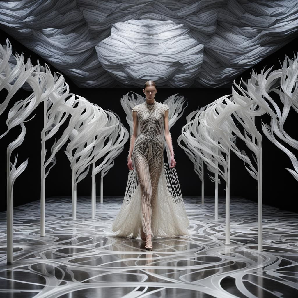 Futuristic Catwalk Fashion by Iris Van Herpen