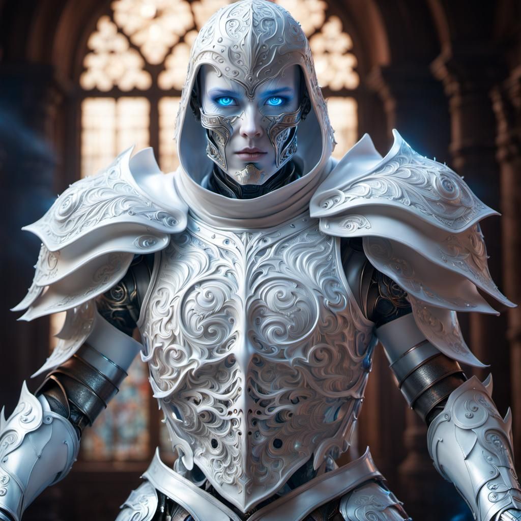 Android and Ghostly Warrior in High Definition