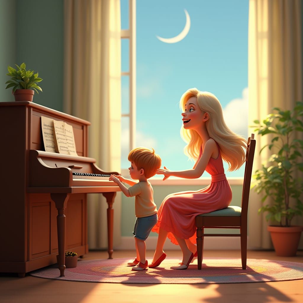 Serenada en un Salón de Familia con Unidad y Juegos