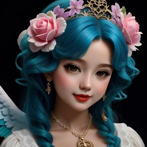 AI Generated Image of a Cherub