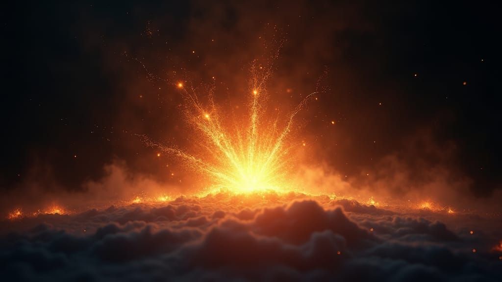 Cosmic Spark Ignites in Dark Void