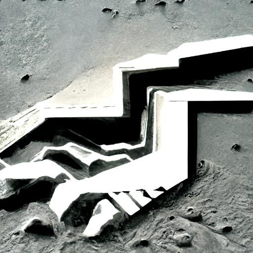 Escher-Inspired Staircase on Mars