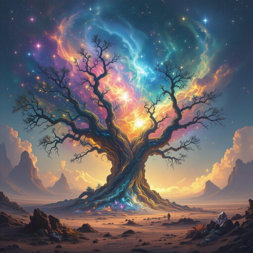 Cosmic Tree on Alien Planet