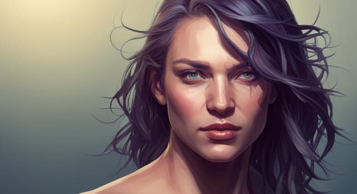 Detailed Portrait with Dynamic Lighting