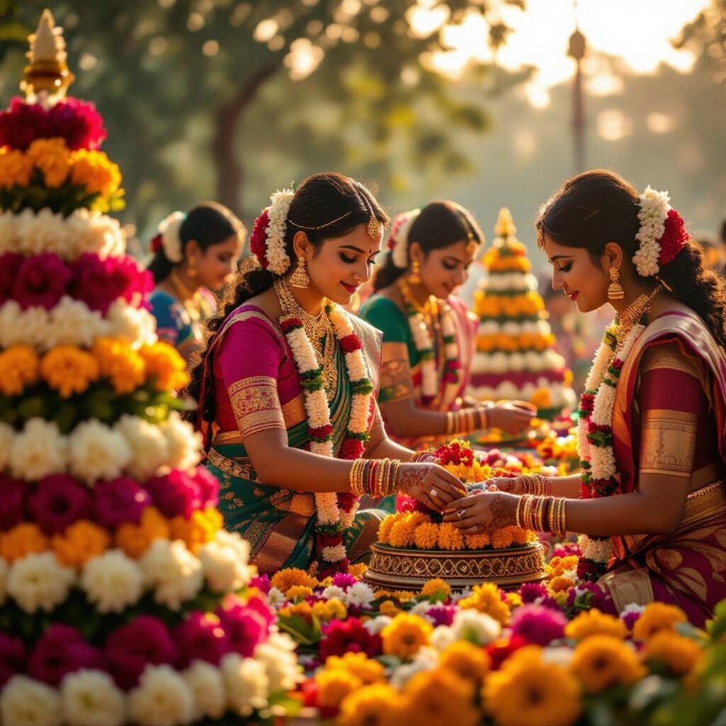 Bathukamma Festival Celebrations in Telangana