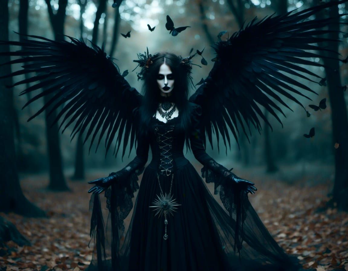witchy dark angel