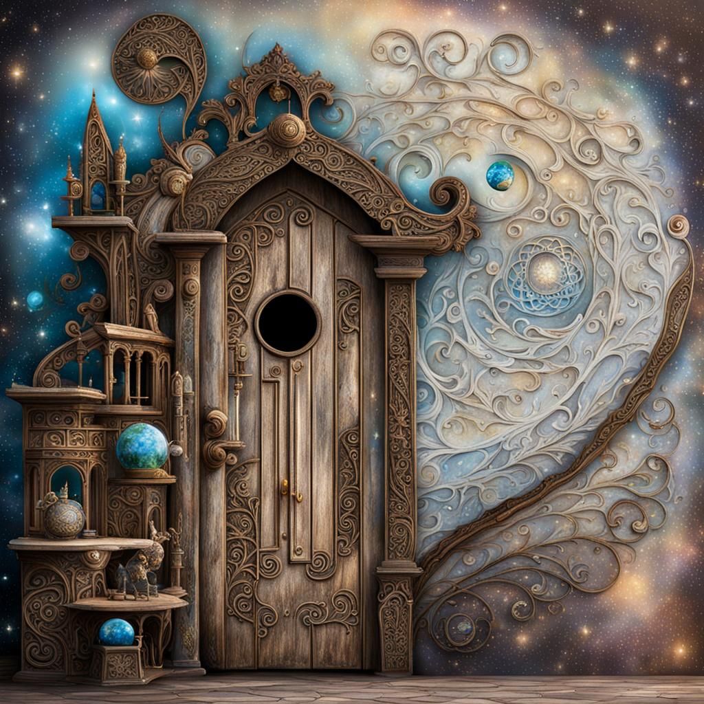 Mystical World Awaits Behind the Door