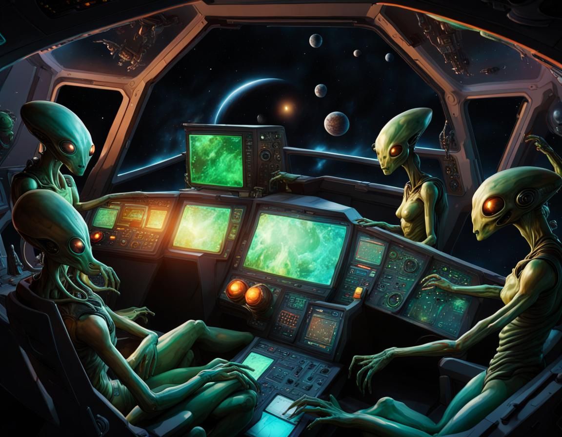 Alien space exploration