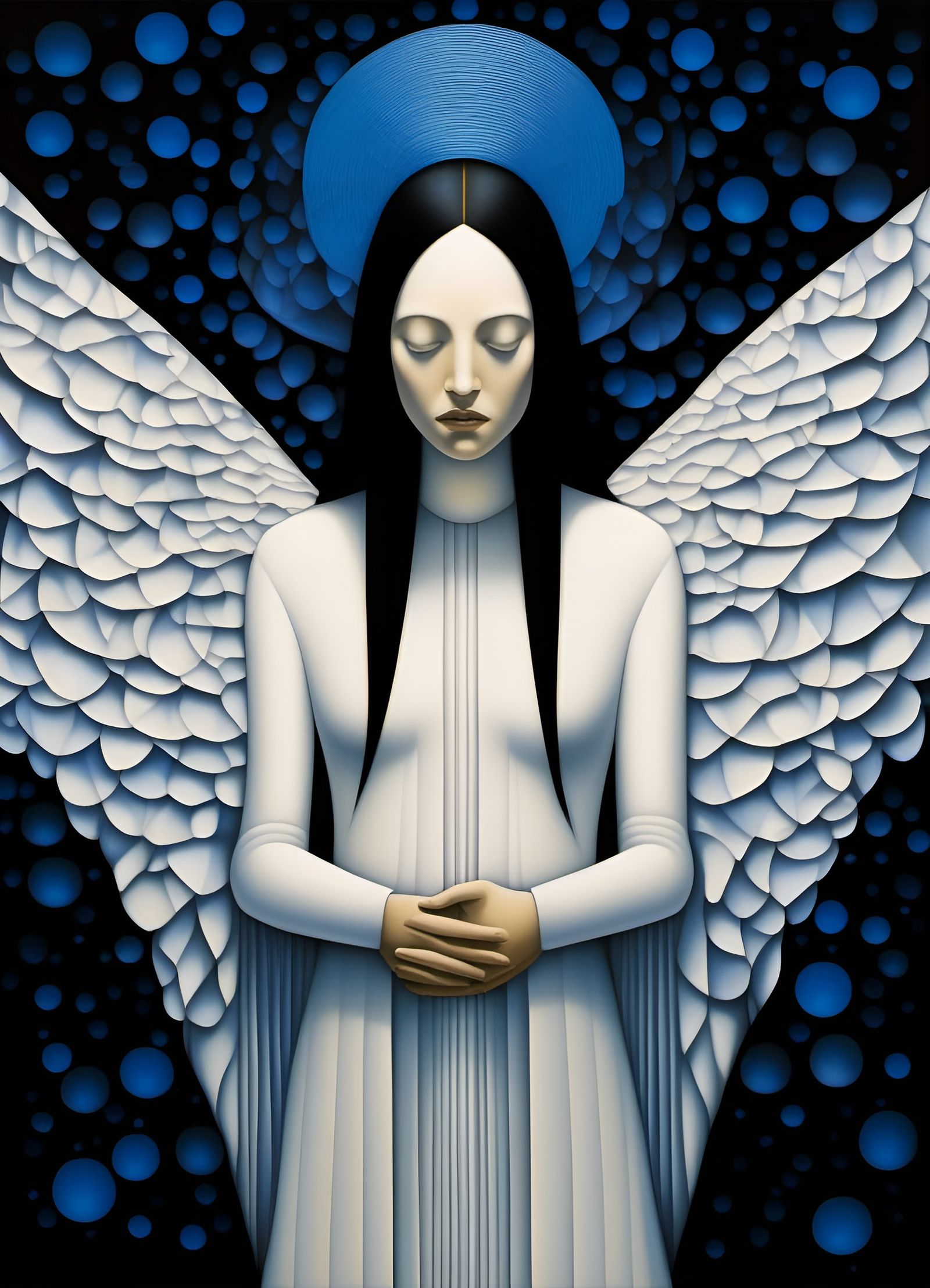 Dramatic Shattered Light in Textured 3D Style