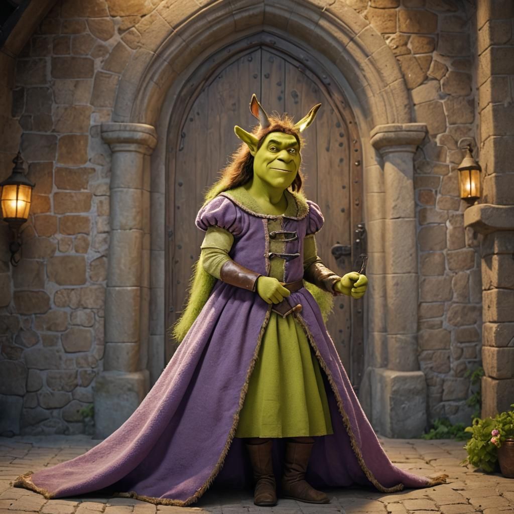 Shrek as Donkey: Professional Portrait Photography