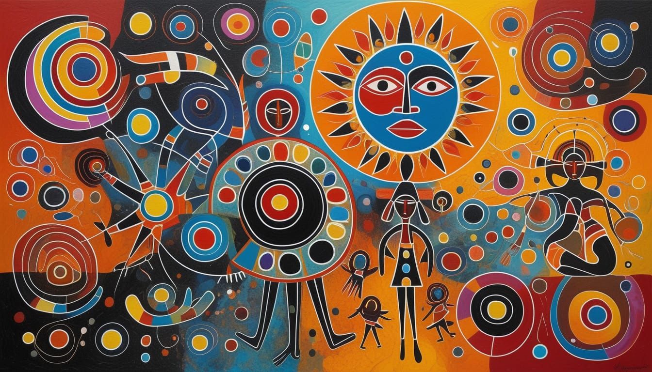 Yingarna with her Children