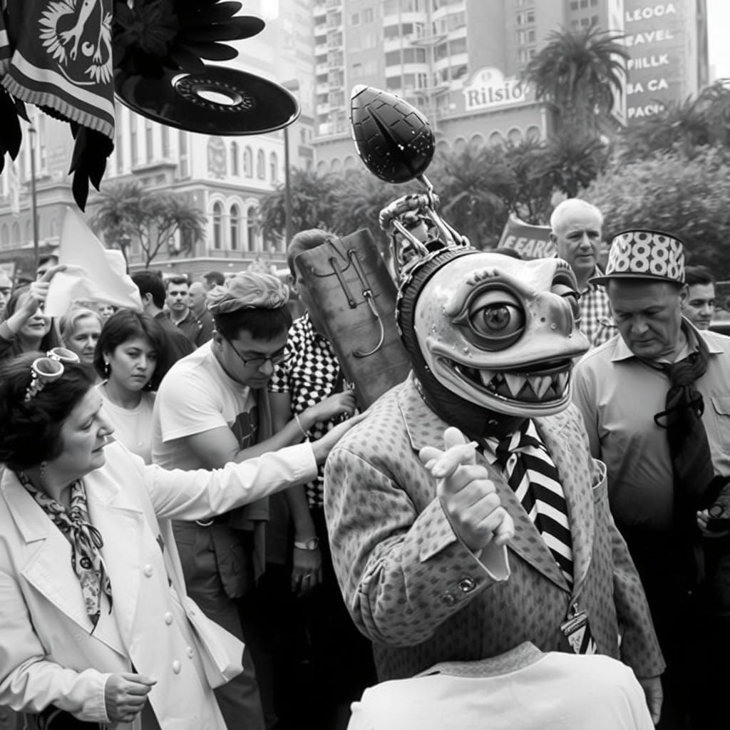 Surreal Frog Lollapalooza: Eccentric Street Photography