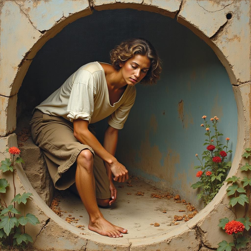 AI Generated Image of Letter A