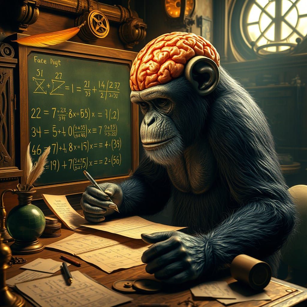 Mystical Genius Chimpanzee Unlocks Mathematical Secrets