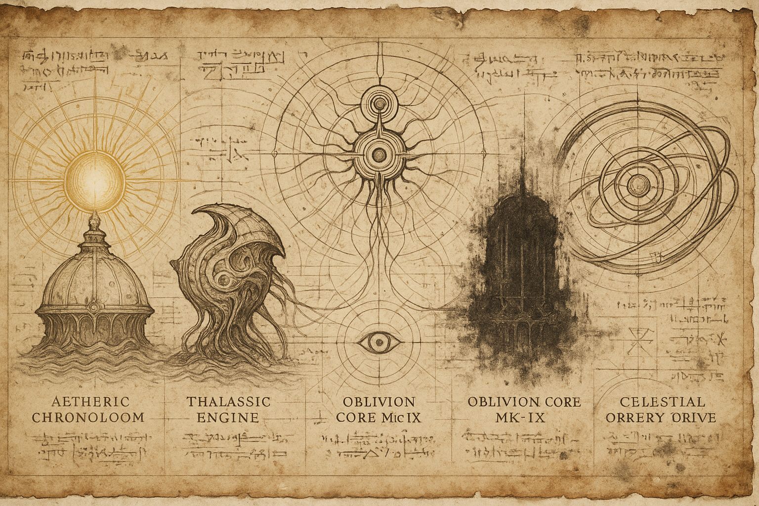 Detailed Schematic of a God-Machine