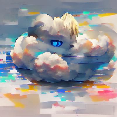 Ethereal Cloudscape with Diffused Lighting