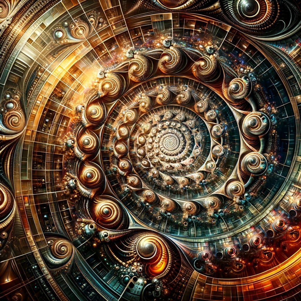 Fractal Art and Music Inspired Alien Landscape