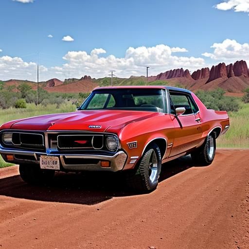 Shackled GTO on Red Dirt Road