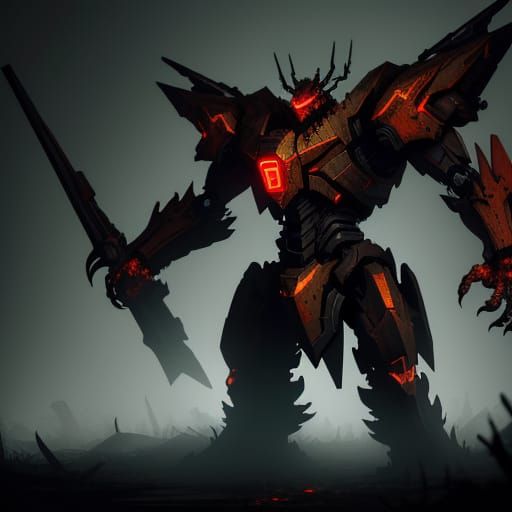 Predaking in Dark Fantasy Industrial Setting