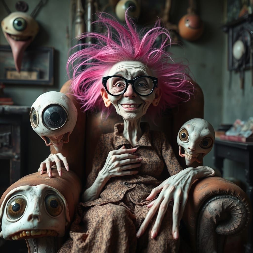 Visiting Granny Noo noo