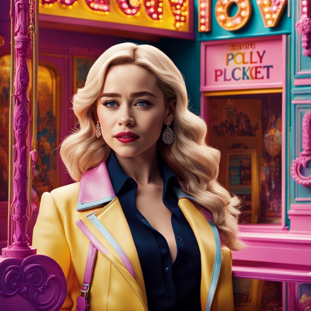Emilia Clarke as Polly Pocket in the movie "Polly Pocket,"