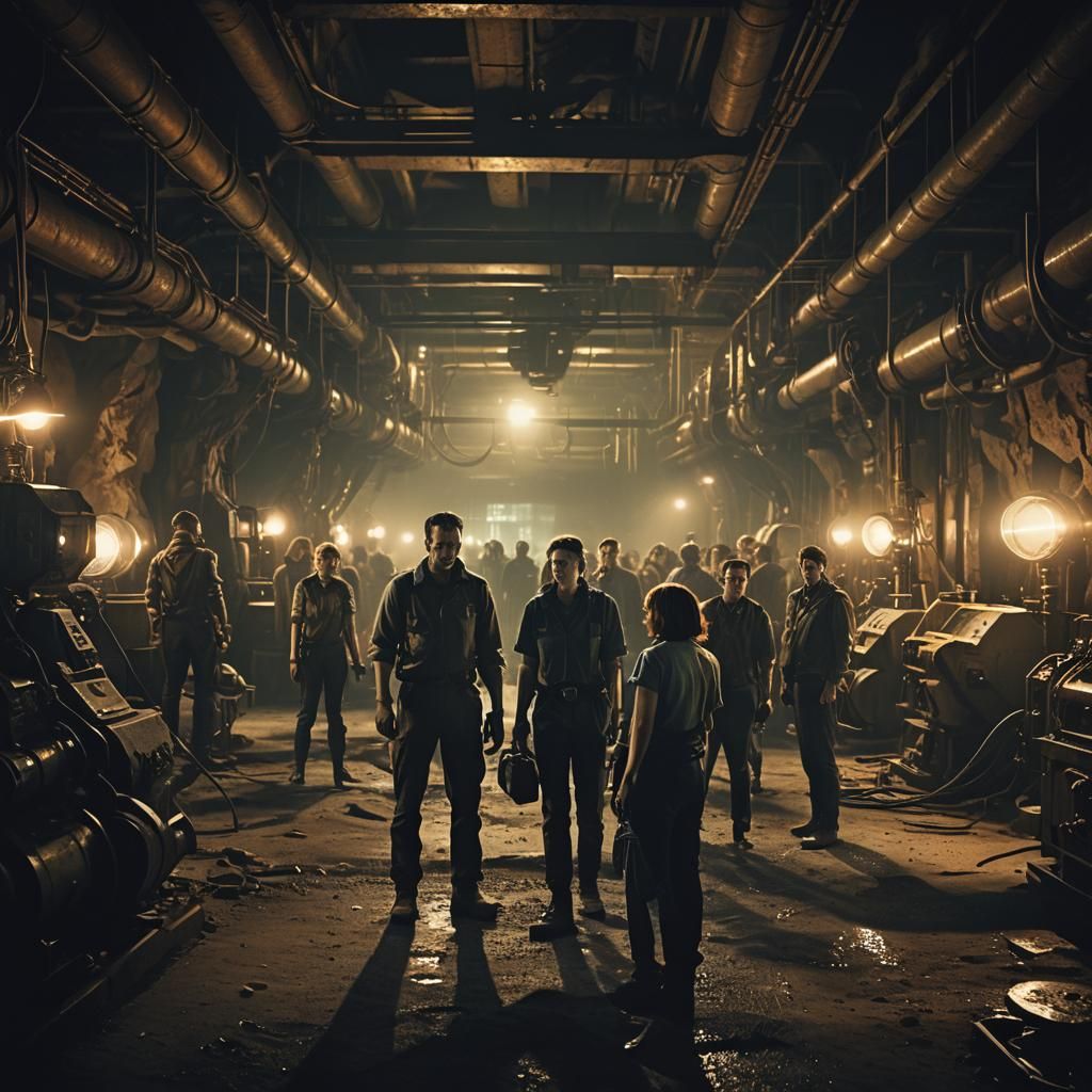 Mirrorsian Arachnids in Industrial Sci-Fi Gathering