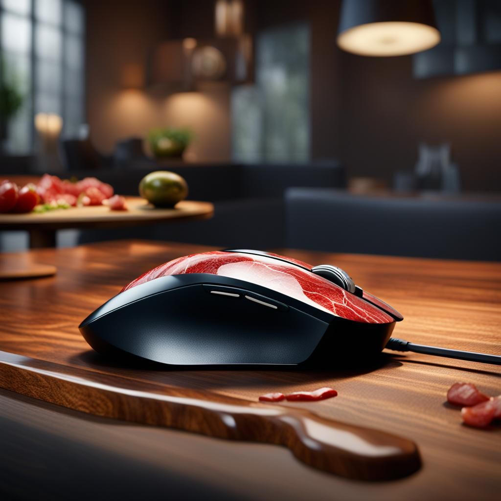Wagyu Steak Gaming Mouse in Ultra-Realistic 3D