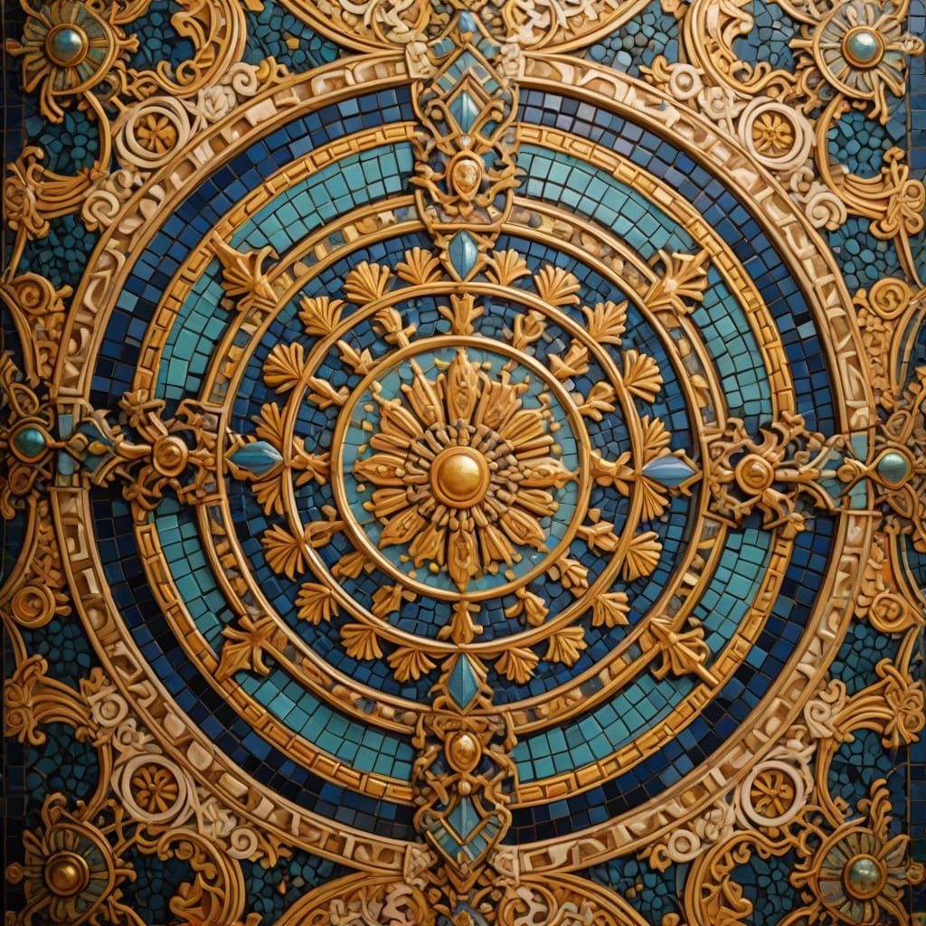 Byzantine Mosaic of a Royal Baby