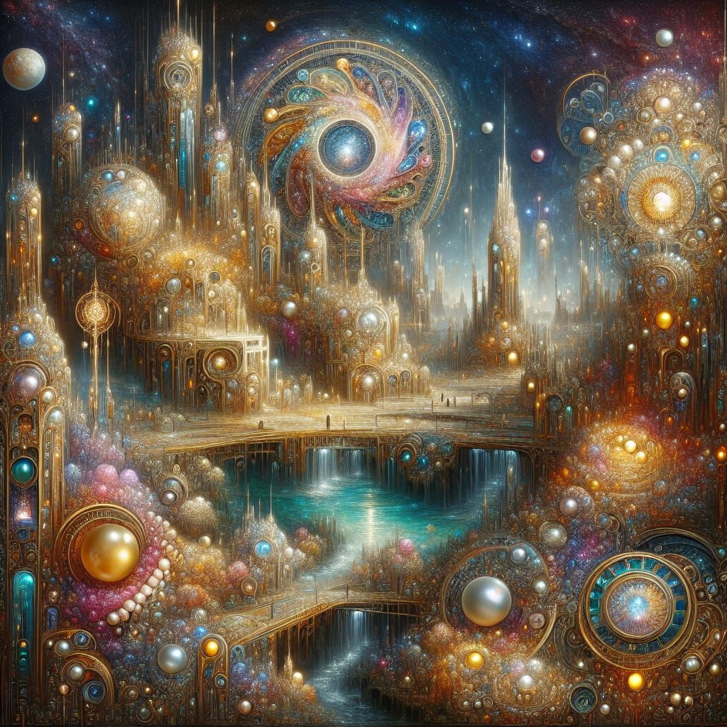 intergalactic city garden