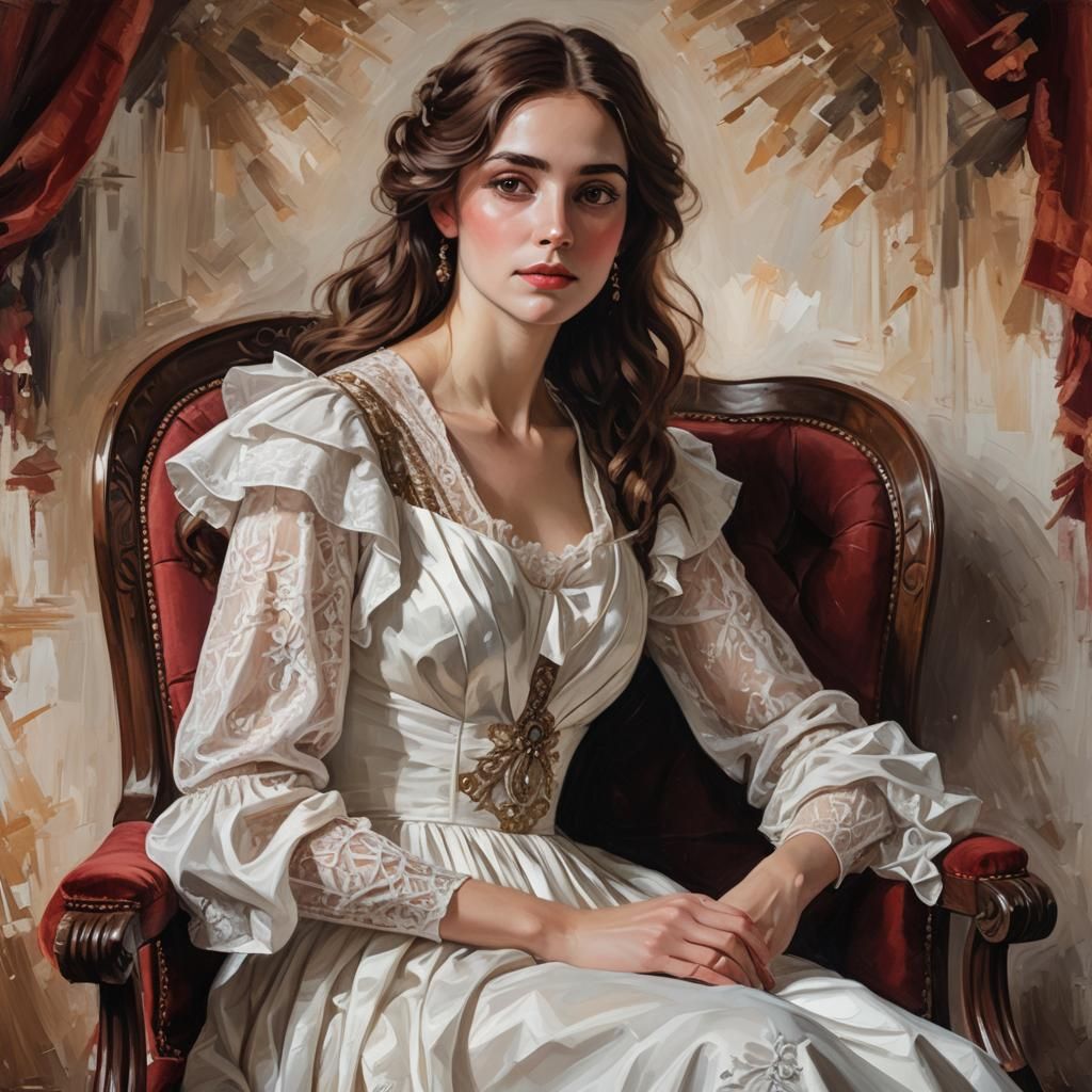 Regency Era Portrait of a Beautiful Woman