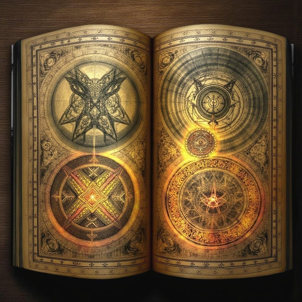 Mysterious Sigils and Occult Symbols in Dark Fantasy