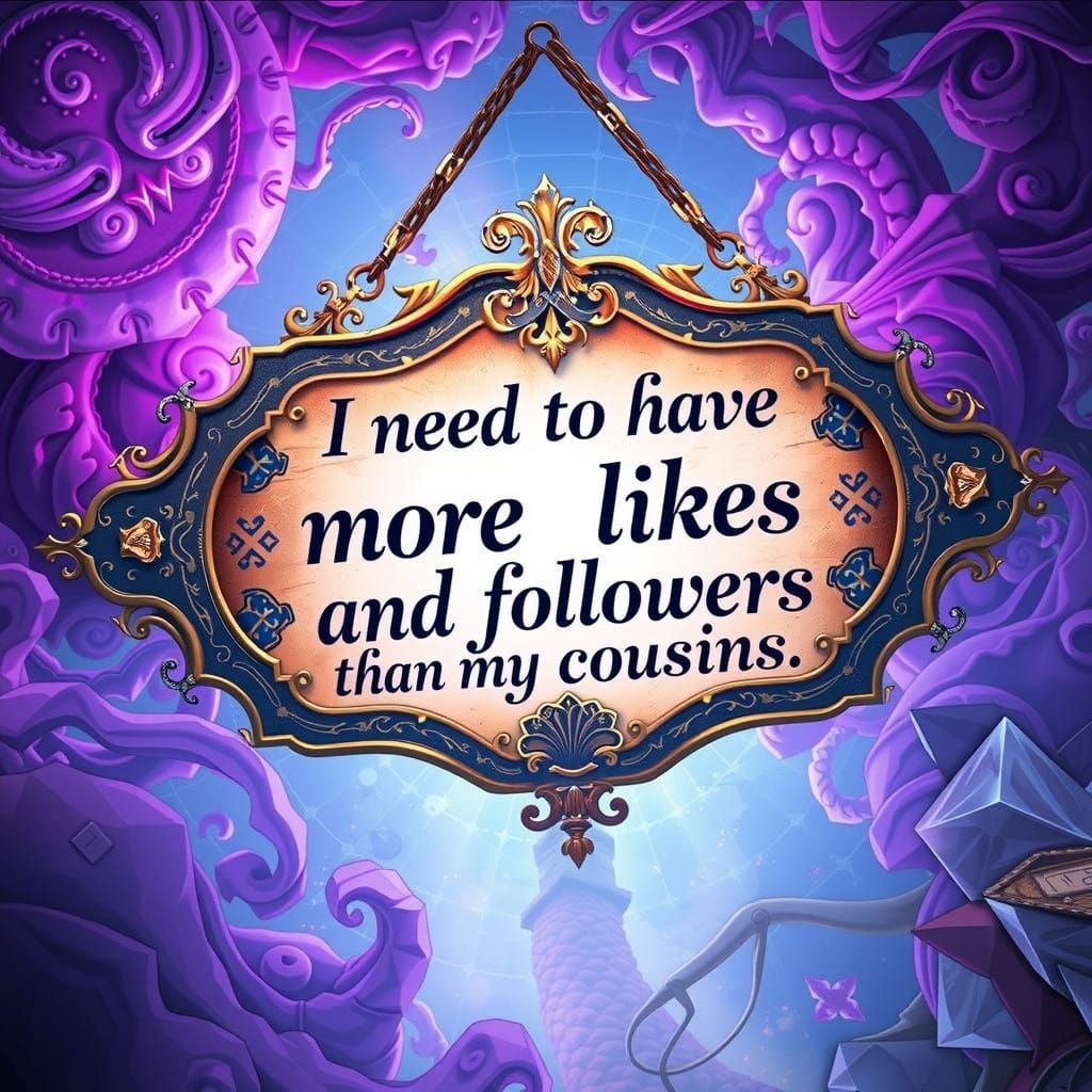 Ancient Sign of Social Supremacy in Electric Blue and Orange