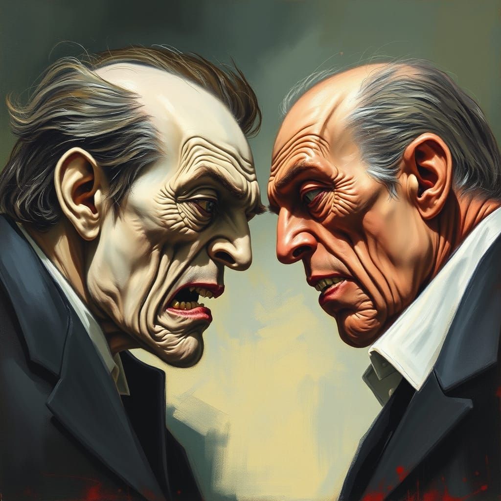 Jekyll and Hyde Oil Painting by Gurney